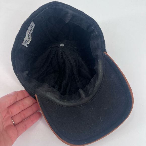 Carhartt Insulated Ear Flap Hat Size Large Brown quilted - Picture 7 of 7